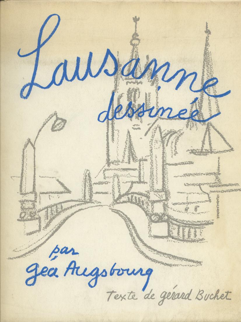 lausanne dessinée par géa augsbourg